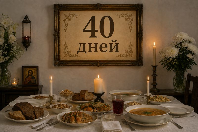 Что делают на сороковой день после похорон