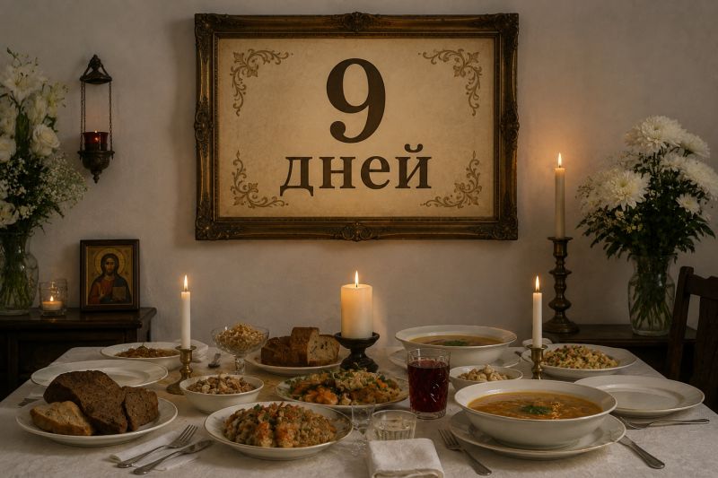 Что делают на девятый день после похорон
